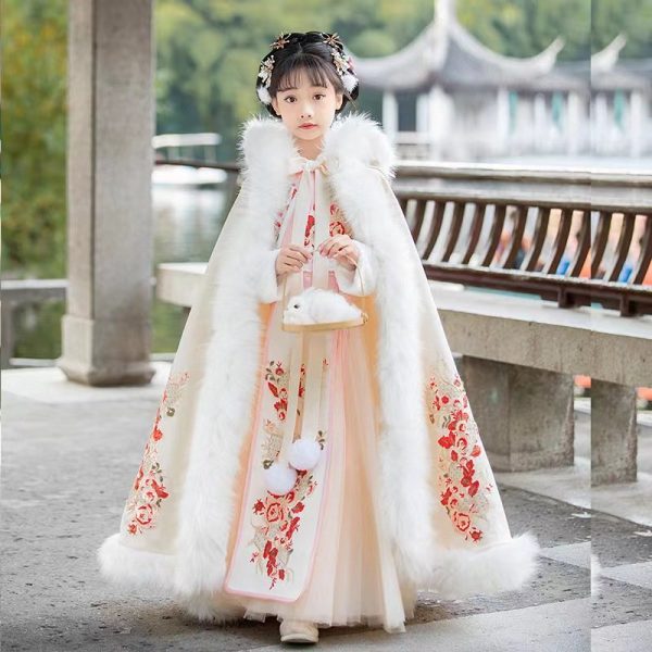 Chinese style evening dress for girls aged 6-9-152 - Image 5