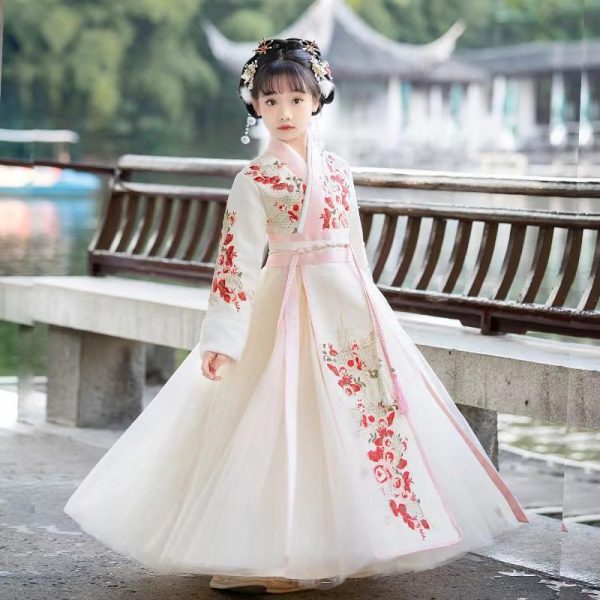 Chinese style evening dress for girls aged 6-9-152 - Image 4