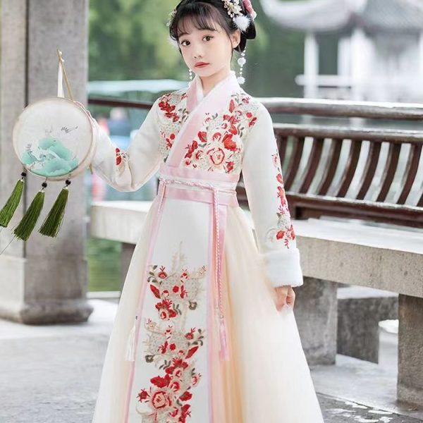 Chinese style evening dress for girls aged 6-9-152 - Image 2