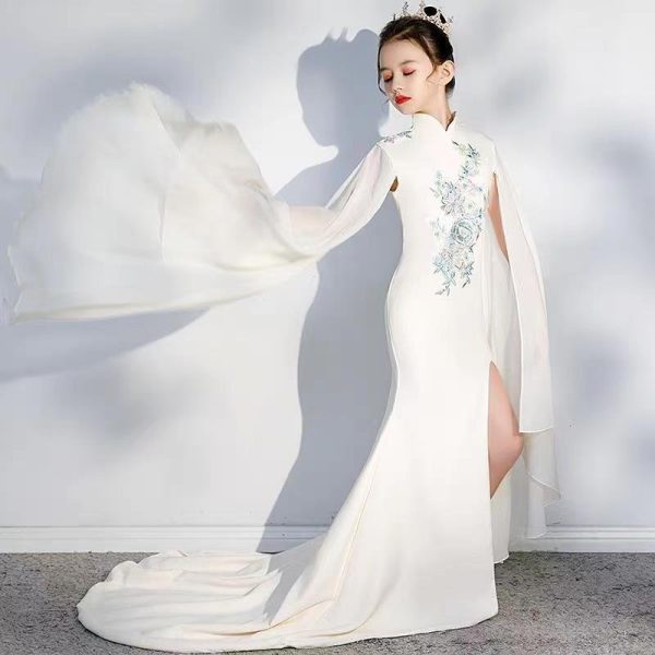 Cheongsam evening gown for girls aged 6-9-161 - Image 3